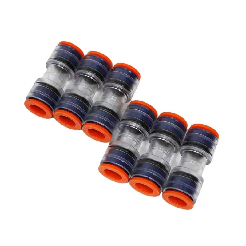 7/3.5mm 12/10 mm 14/10mm Air-blown Plastic HDPE Optic Fiber Cable Micro Duct Connectors For Underground Telecom Pipe Connection
