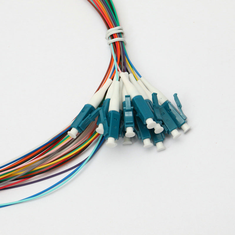 Faytek LC/UPC 12 color singlemode easy strip fiber pigtails