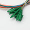 Faytek LC/APC 12 color singlemode easy strip fiber pigtails