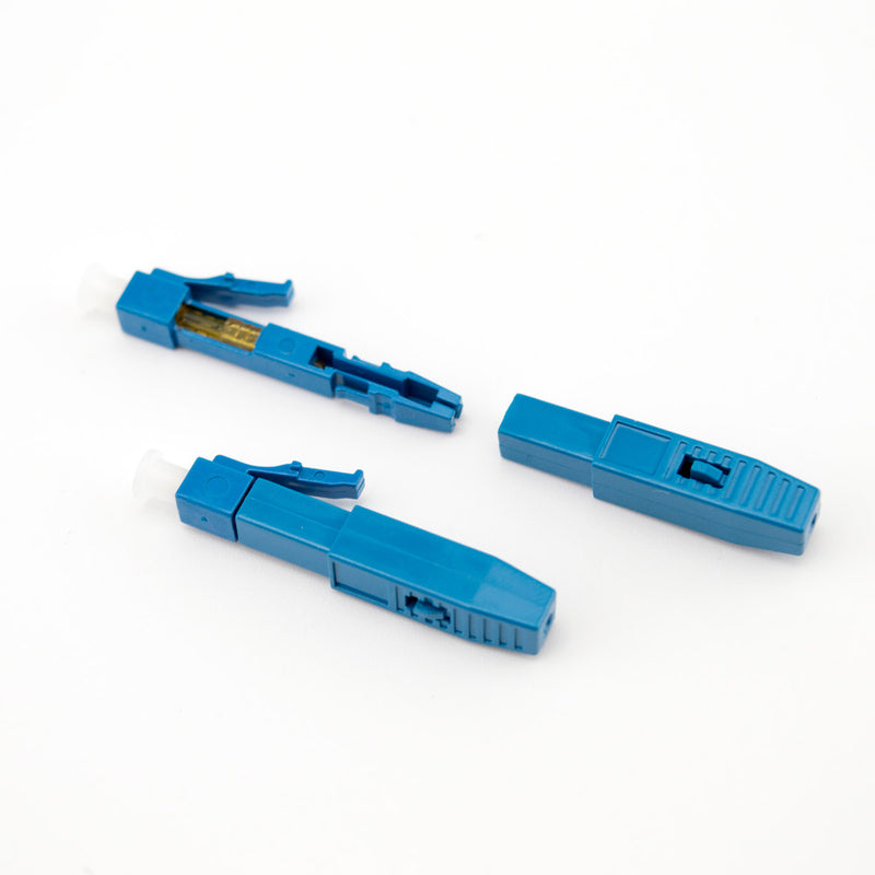 Fiber Optical LC SM UPC Fast connector suitable for 0.9mm round cable Quick LC connector