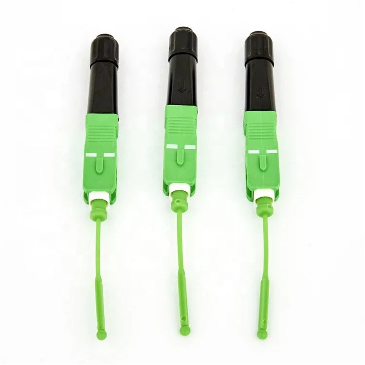 Faytek Fiber Optic hot melting type Fast Connector, Ftth Network Quick Assembly Connectors SC APC
