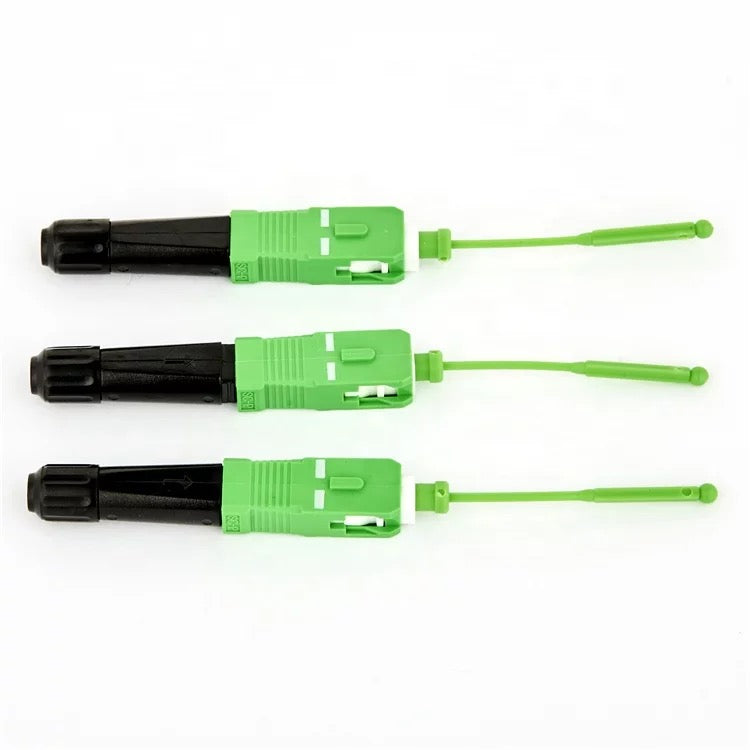 Faytek Fiber Optic hot melting type Fast Connector, Ftth Network Quick Assembly Connectors SC APC