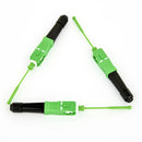 Faytek Fiber Optic hot melting type Fast Connector, Ftth Network Quick Assembly Connectors SC APC