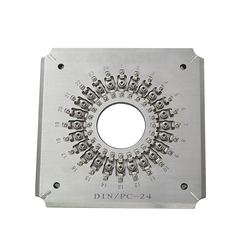 Polishing Fixture/Holder for DIN/UPC 24 Connectors (DIN/UPC-24 Connector Jig)