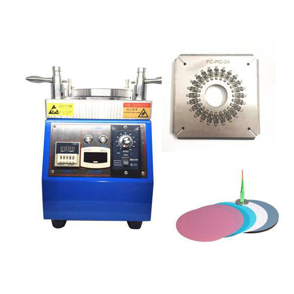 Fiber Optic Polisher Combination (Fiber Polishing machine+Fixture+Film) ）