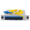 1*8 SC UPC LGX Cassette Module PLC Fiber Optical Splitters with pigtail