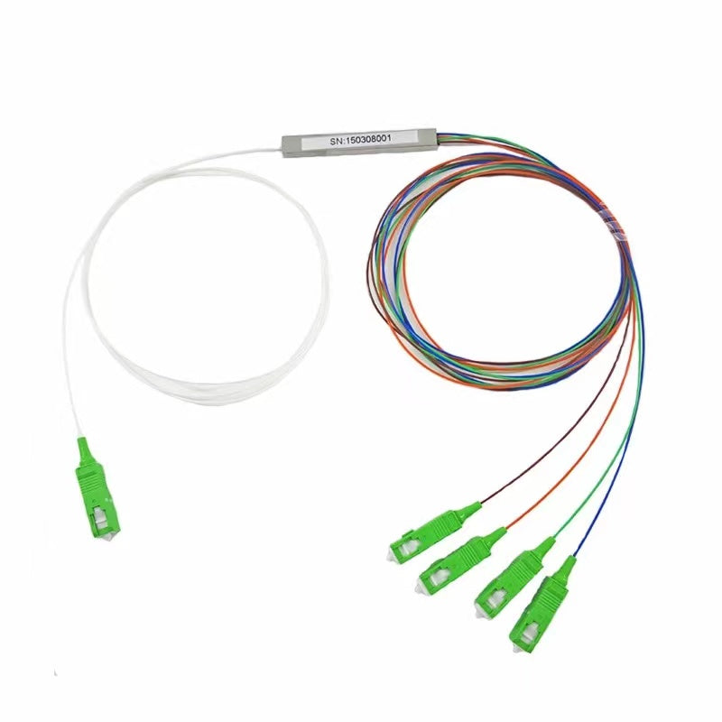 Faytek  1*4 SC APC mini steel tube fiber optic PLC splitter