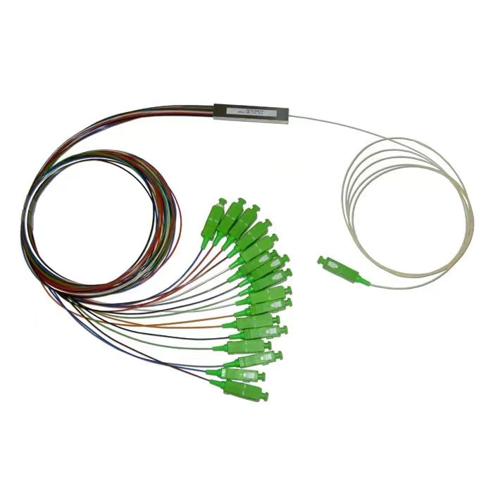 Faytek  1*16 SC APC mini steel tube fiber optic PLC splitter