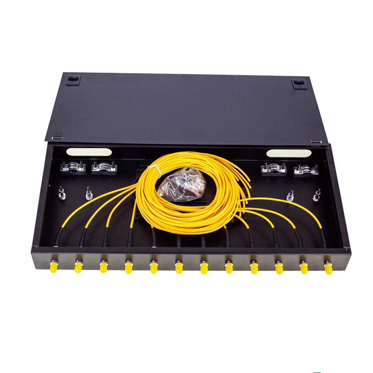 rack mounted ST 1U 12 ports patch panel